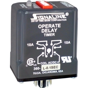 Details about   Time Mark Signaline 360-24V 1SEC Operate Delay Relay DPDT Digital Timer