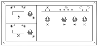 Model 403D Panel Switch Placement